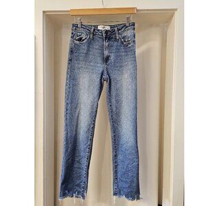 Just Black Denim: Vintage Straight Jeans, Size 25